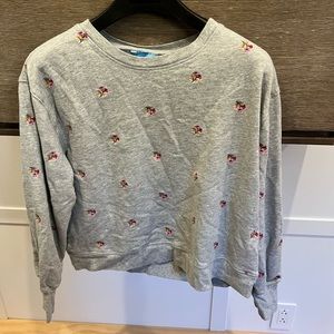 Draper James sweatshirt and short set in gray
